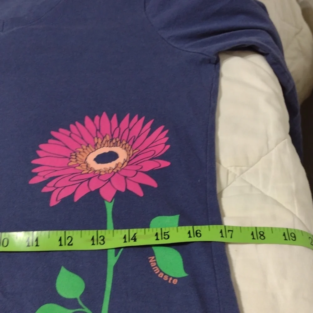 Beautiful blue Life is Good crusher tee, sz XS - Picture 10 of 12